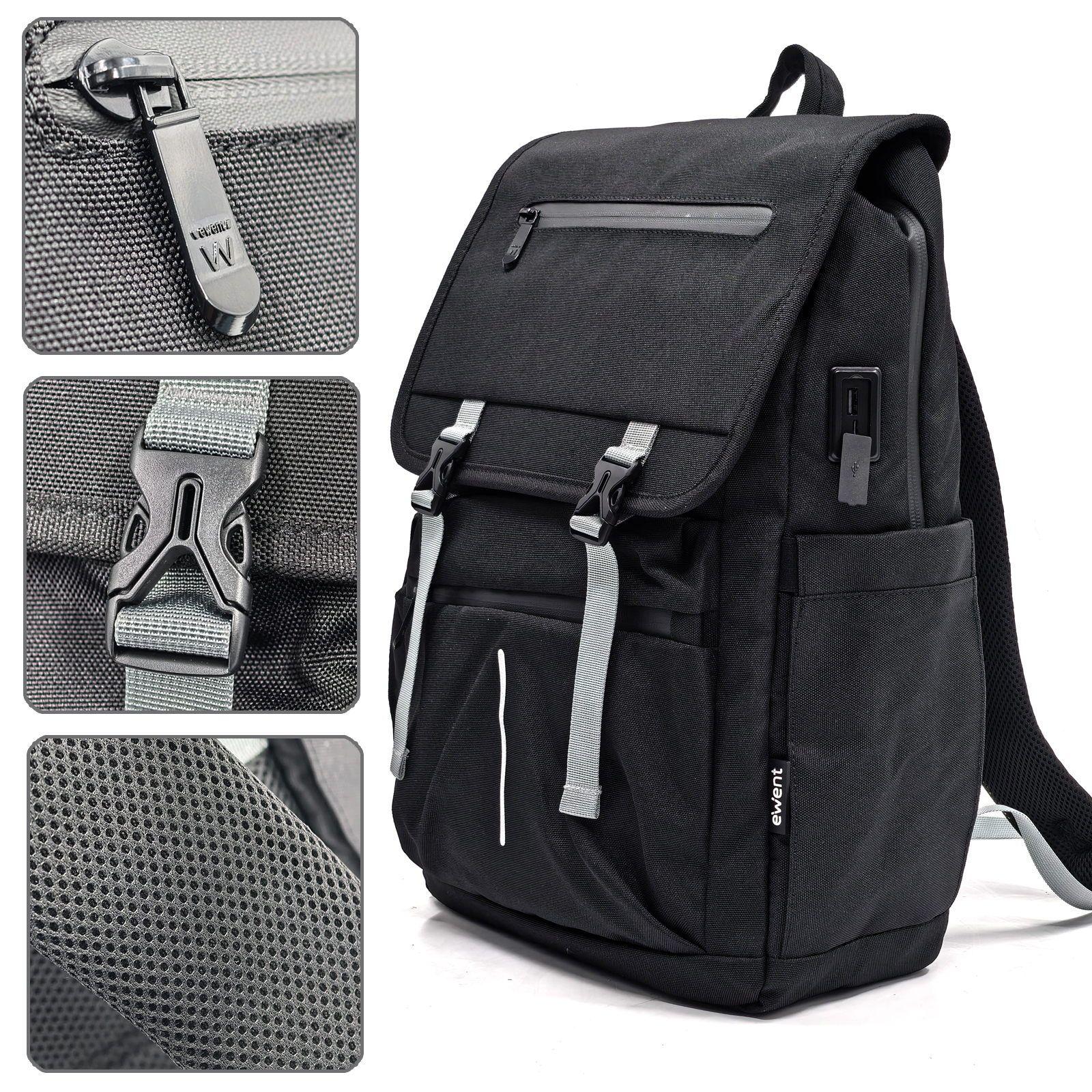 Mochila EWENT EW2537 (16,1" - Preto), miniatura 5