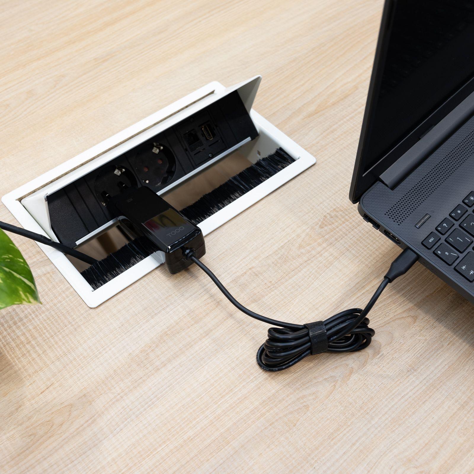 Carregador de Portátil TOOQ TQLC-USBCGAN90PD-C (90 W - 1.8 A - 4,25 A - Preto) — miniatura 4