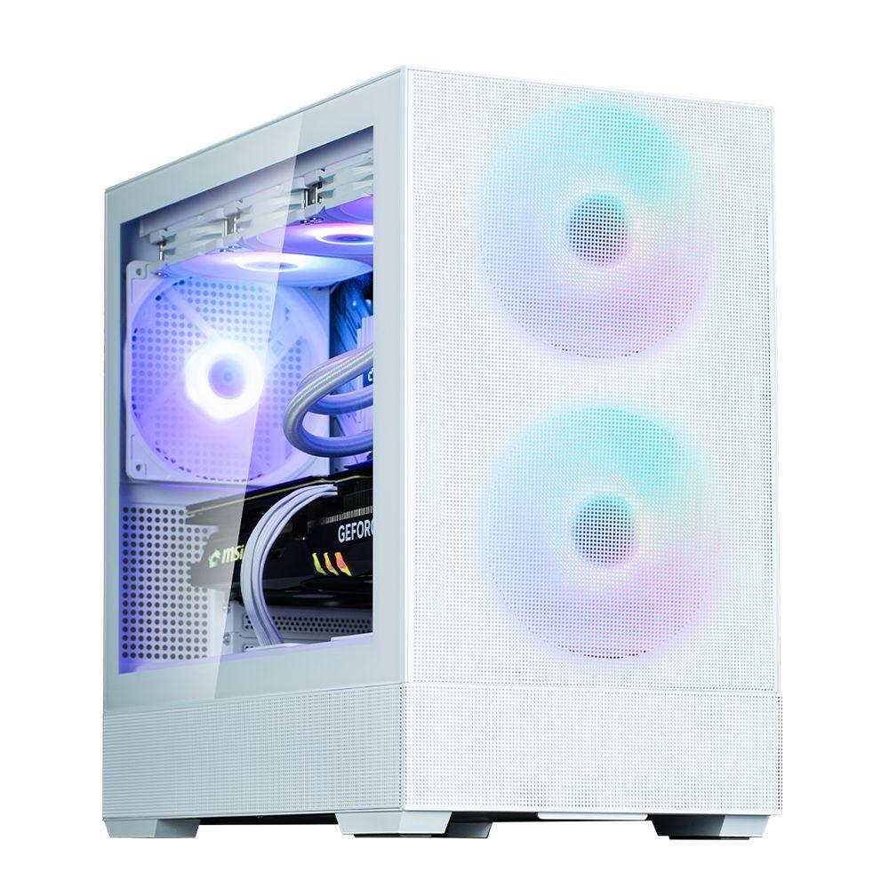Caixa Micro-ATX ZALMAN P30 Air (Micro ATX, Mini-ITX - Mini Tower - Plástico, aço, vidro temperado - Branco) — miniatura 7