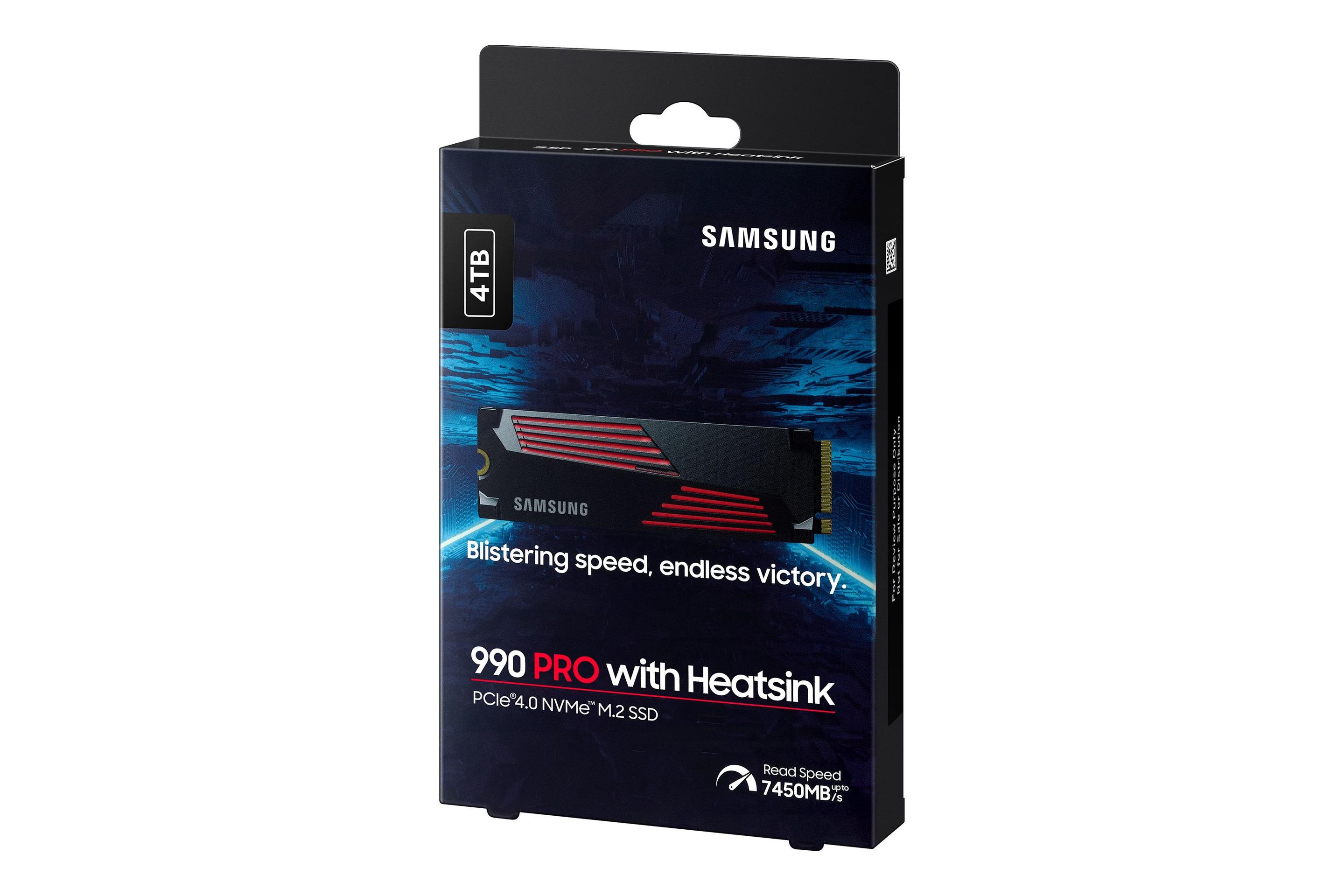 Unidade SSD Interna SAMSUNG 990 PRO com Dissipador (4 TB - M.2 2280 - PCI Express 4.0 NVMe) — miniatura 10