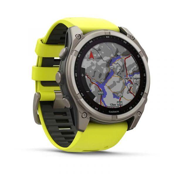 Smartwatch GARMIN fenix 8 (Redondo - Android, iOS - Digital - Grafite/Amarelo) — miniatura 5