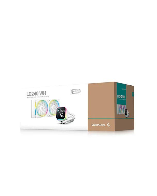 Kit de Arrefecimento Líquido para CPU DEEPCOOL LQ240 WH (120 mm - 2400 RPM - Multi - Branco) — miniatura 6