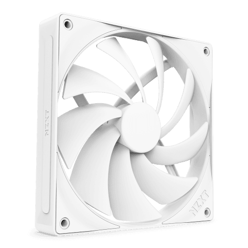 Ventoinha para Caixa de PC NZXT F140Q Quiet Airflow PWM (Plástico e borracha - RGB - 3,84 W - Branca)