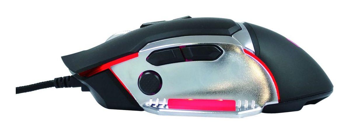 Rato CONCEPTRONIC DJEBBEL02B (Mão direita - 4000 DPI - Ótico - Preto e Prateado), miniatura 4