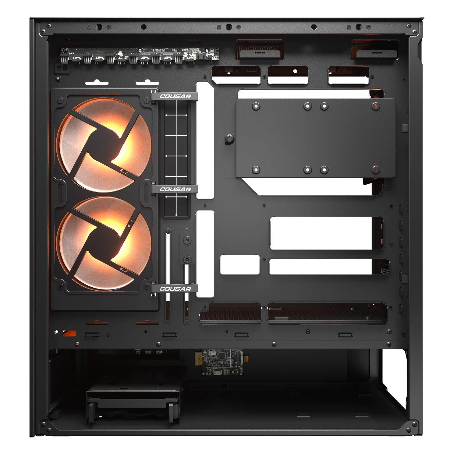 Caixa ATX COUGAR CFV235 Vision (Ecrã LCD 9,16" - ARGB - Preto) — miniatura 7