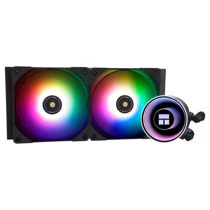 Refrigeração Líquida AIO para CPU THERMALRIGHT Frozen Notte 240 ARGB (120 mm - 2000 RPM - RGB multicolor - Preto)