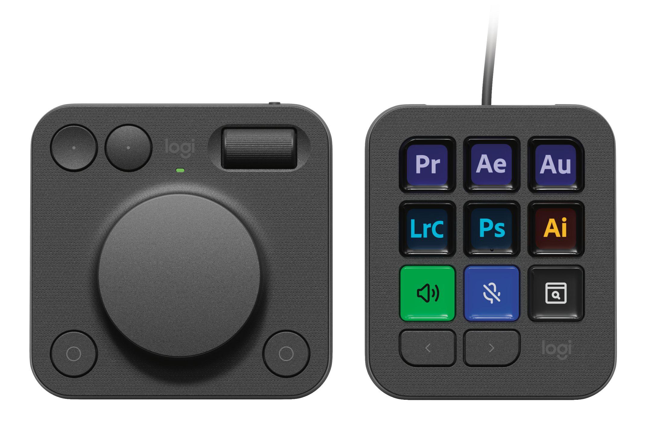 Consola Criativa LOGITECH MX Creative Console (Bluetooth/USB - Grafite)