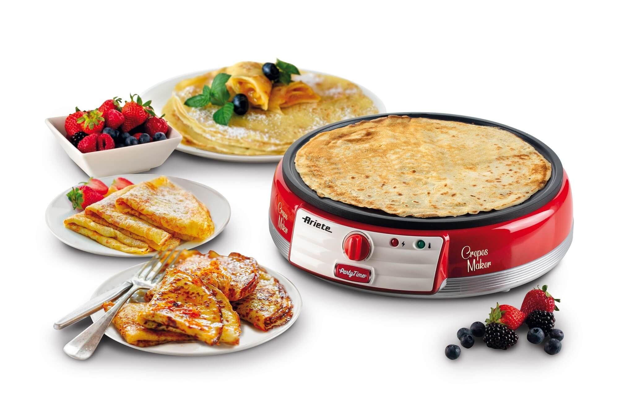 Máquina de Crepes ARIETE 202 (Altura 9,5 cm - Vermelho), miniatura 4