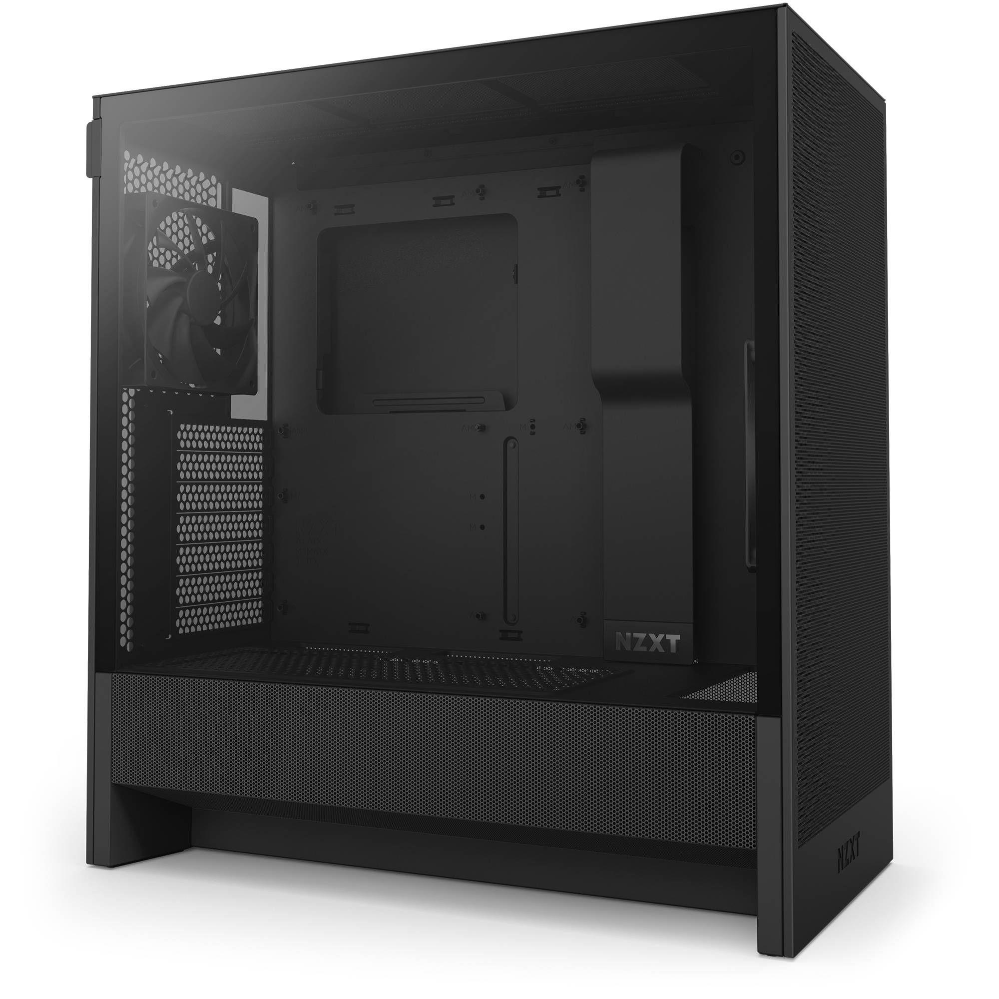 Caixa de Computador NZXT H5 Flow (2024) (ATX, SFX, SFX-L - Midi Tower - SGCC, vidro temperado - Preto) — miniatura 2