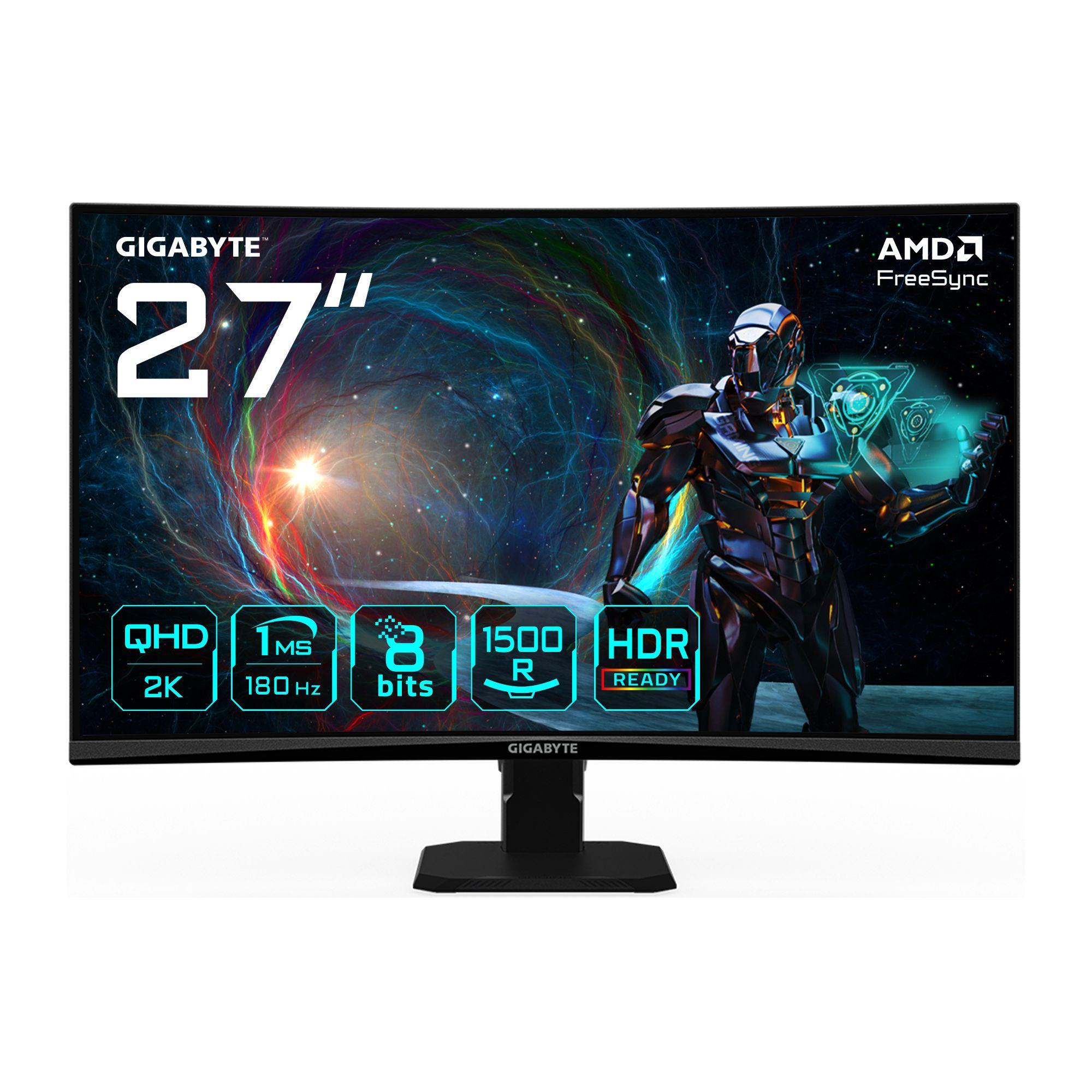Monitor GIGABYTE GS27QCA (27" - VA - 180 Hz - Preto)