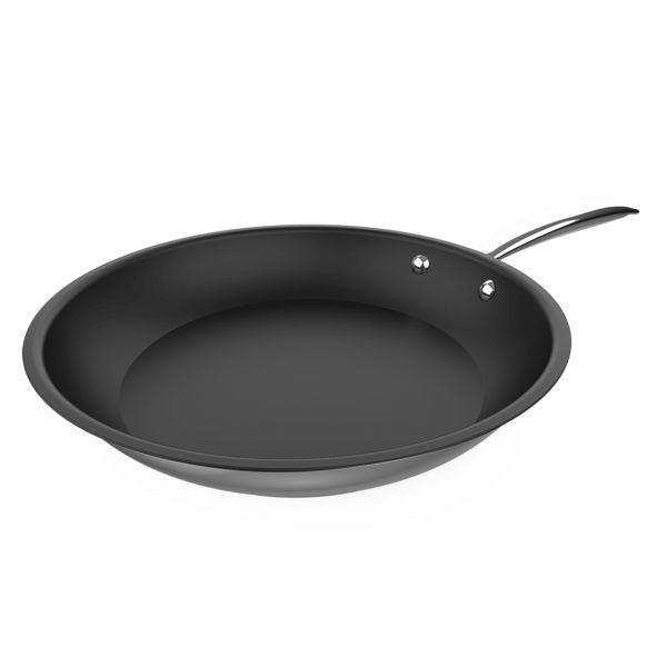 Frigideira Antiaderente CECOTEC Polka Classy 24 Bucket Steel (Aço inoxidável 18/10 - Preto)