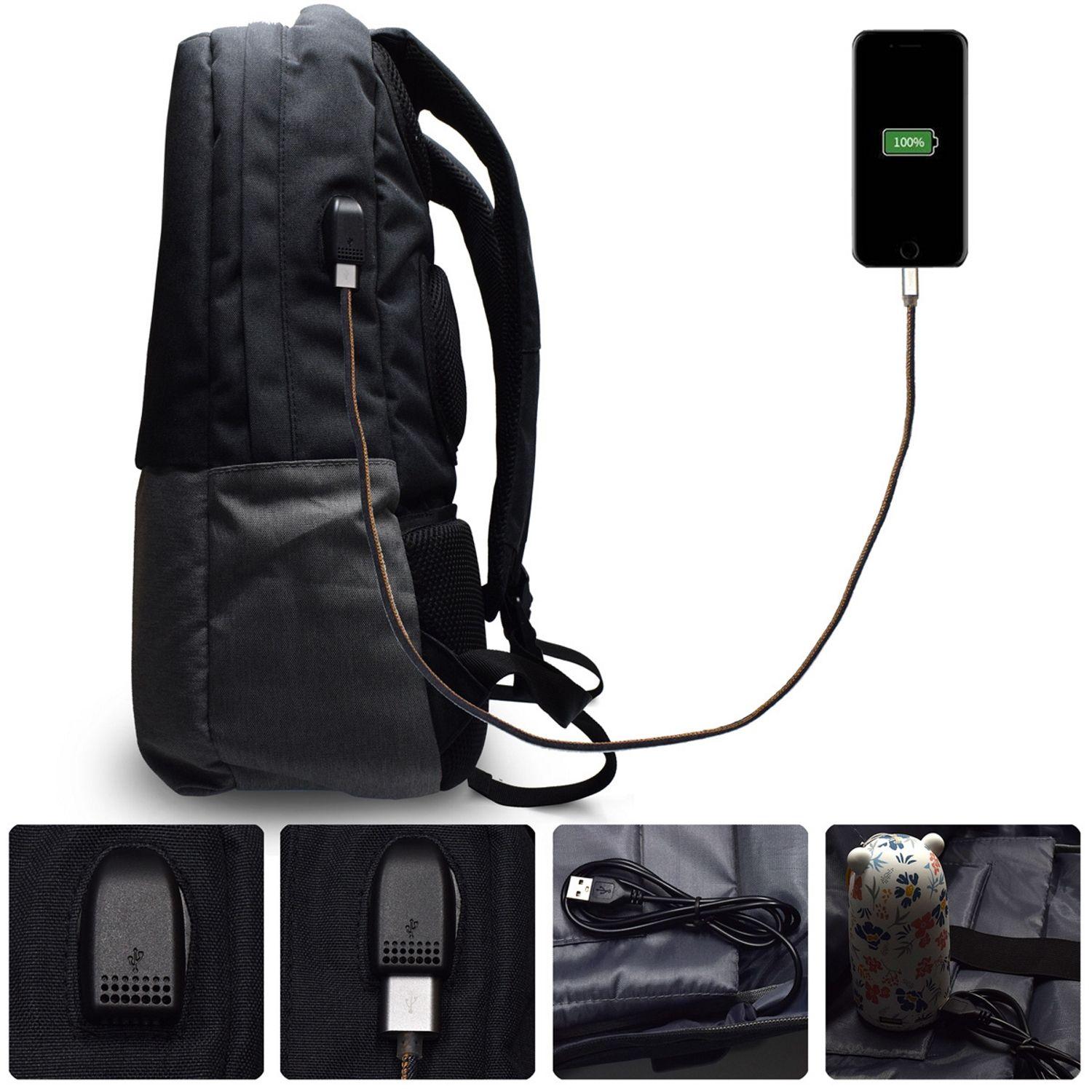 Mochila EWENT EW2529 (17,3" - 30 l - Poliéster - Preto), miniatura 2