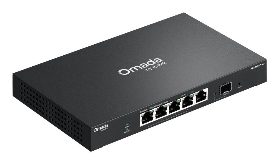 Switch TP-LINK ES206XPP-M2 (2.5G Ethernet - 0,64 MB - 45 Gbit/s - Preto) — miniatura 3