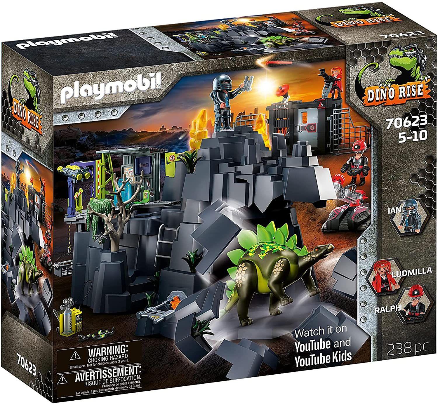 Conjunto de Construção PLAYMOBIL 70623 Dino Rock (Dino Rise - 5 anos - Multicor)