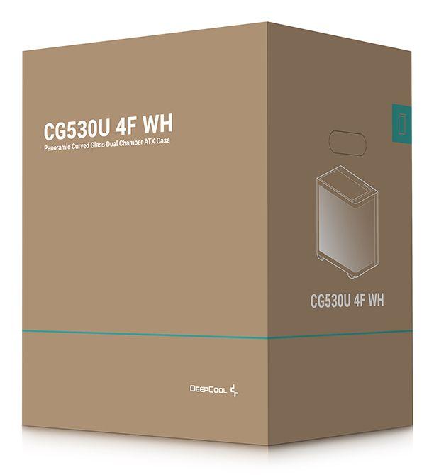 Caixa PC DEEPCOOL CG530U 4F (ATX, ITX, micro ATX - Torre - ATX, Micro ATX, Mini ITX - Branco) — miniatura 9