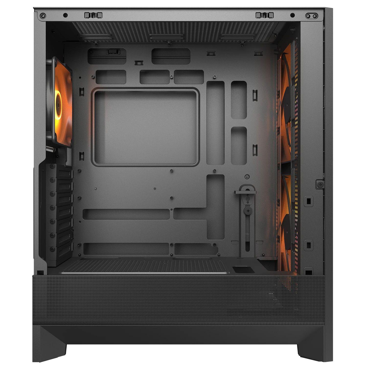 Caixa de Computador COUGAR Airface 180 CGR-5VA4B-RGB (ATX, CEB, Micro ATX, Mini-ITX - Midi Tower - 17 cm - Preto), miniatura 7