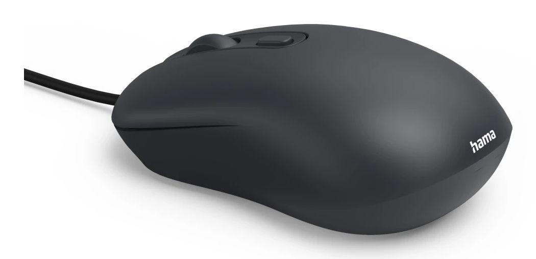 Rato HAMA CM-200 (Ambidestro - 1600 DPI - Ótico - Preto), miniatura 3