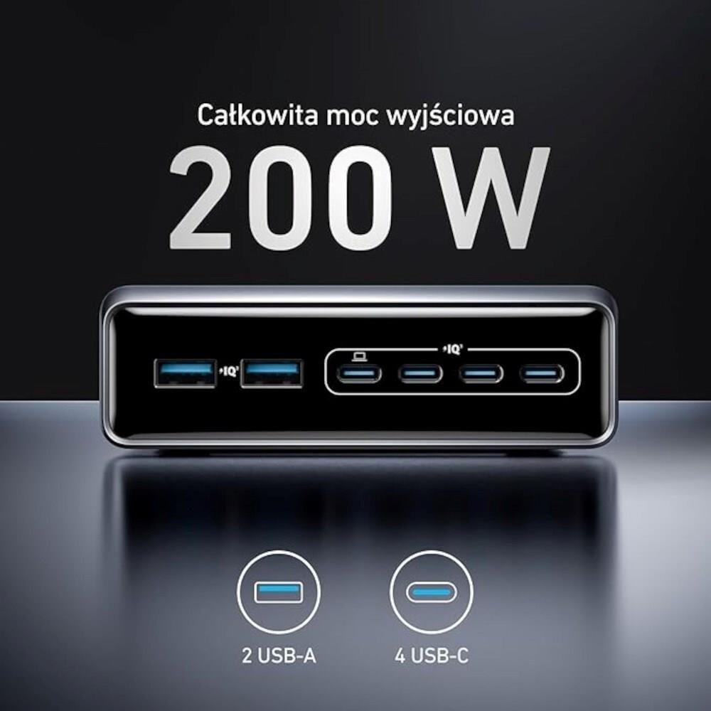 Carregador de Secretária ANKER Prime Charger (200 W - GaN - Preto), miniatura 3
