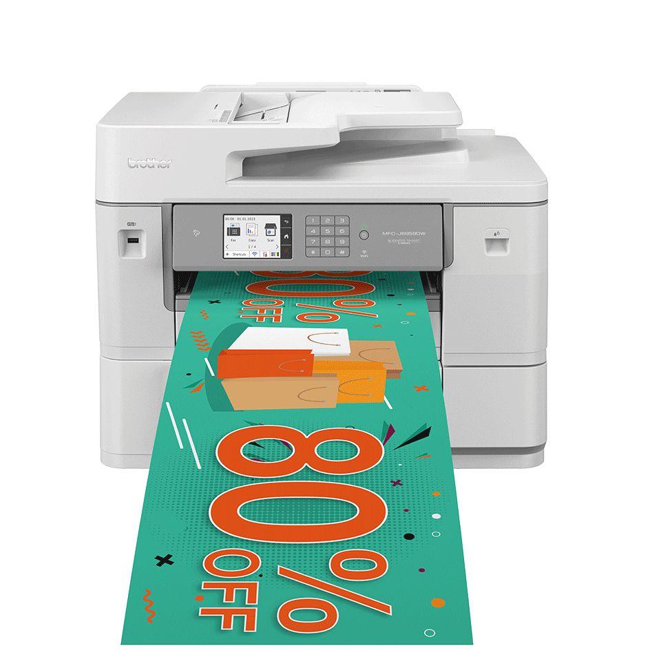 Impressora Multifunções BROTHER MFC-J6959DW (AC - Cinzento)