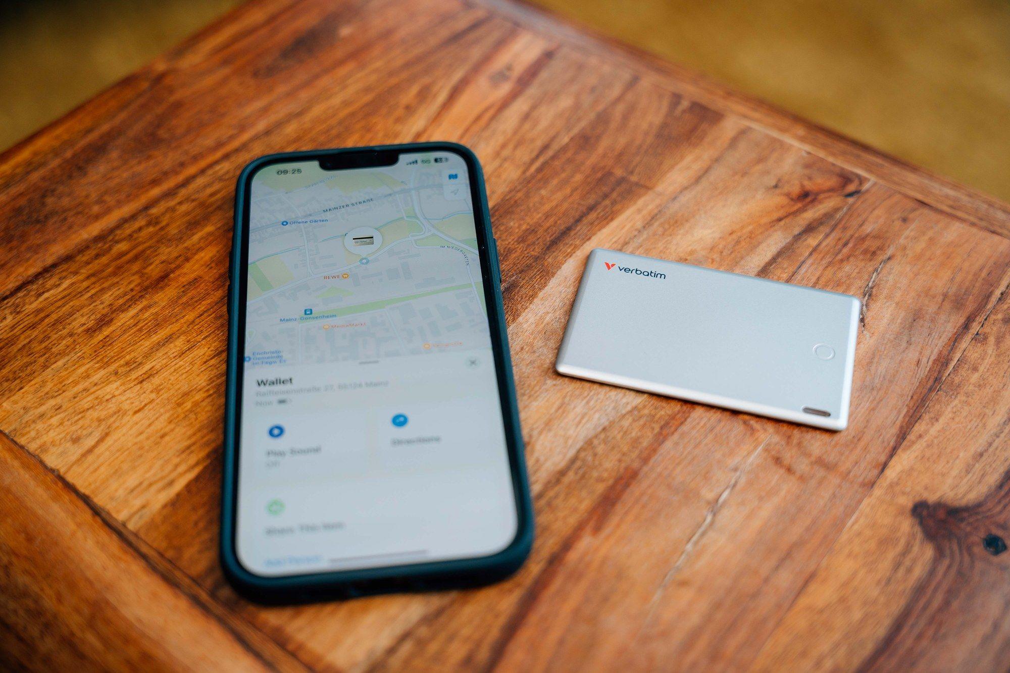 Localizador de Cartões VERBATIM My Finder Card Tracker (1440 h - iOS - Prateado), miniatura 3