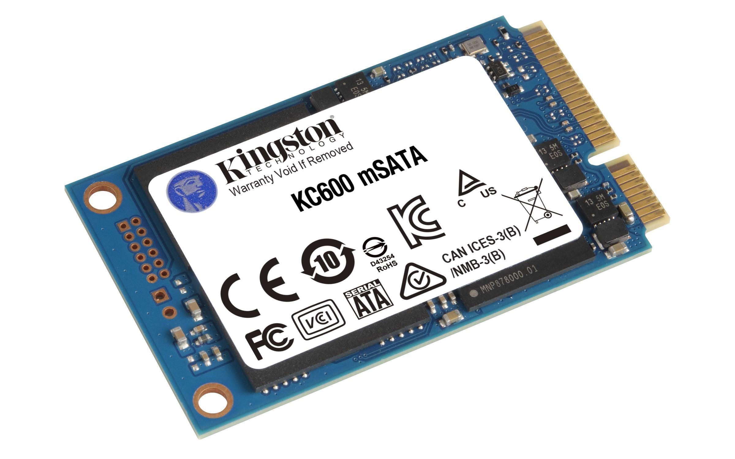 SSD KINGSTON KC600 (512 GB - mSATA - Serial ATA III) — miniatura 3
