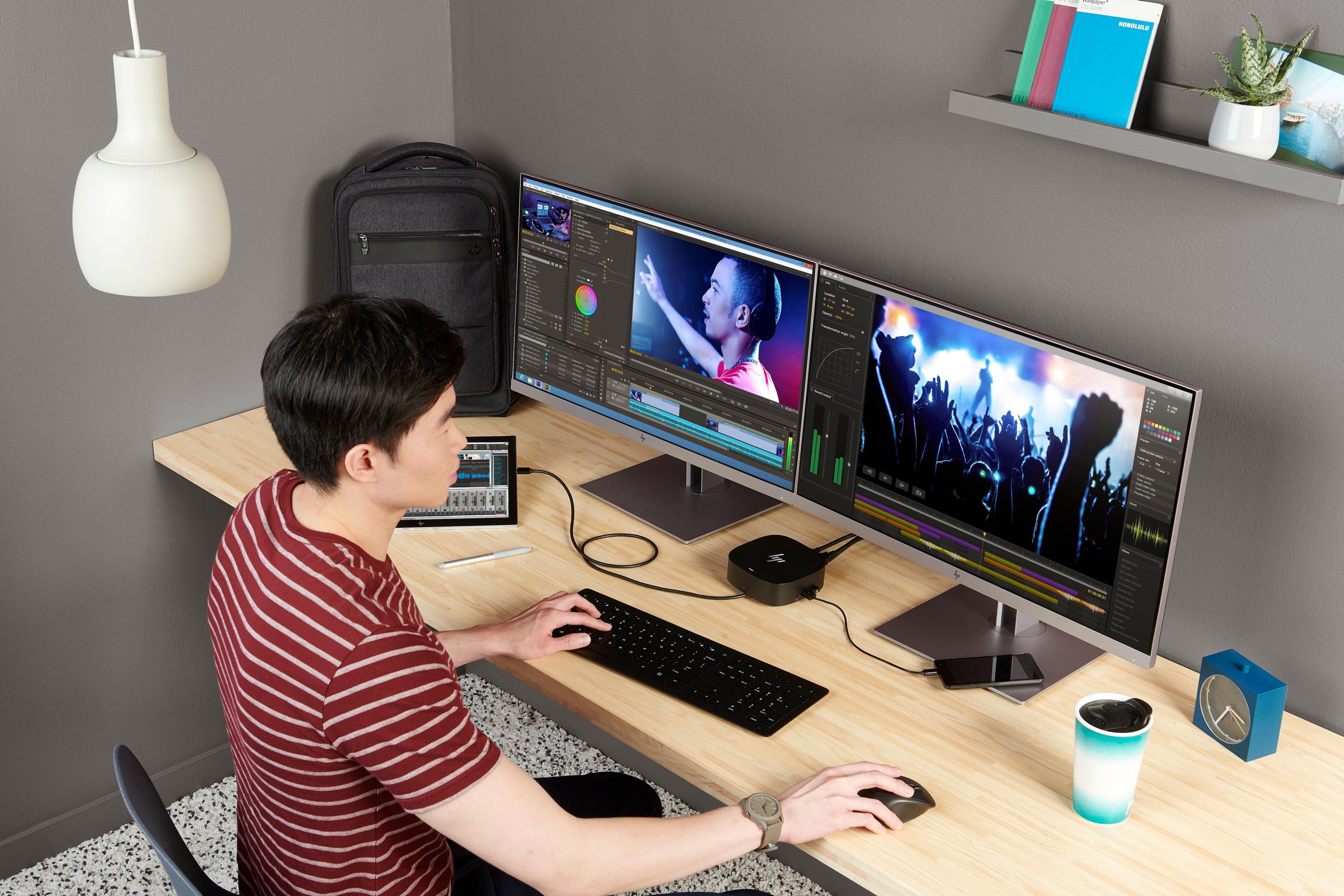 Estação de Ancoragem HP USB-C Dock G5 (Preto) — miniatura 10
