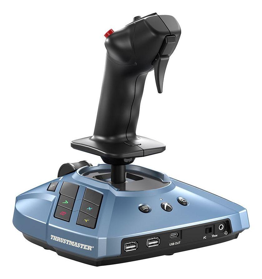 Joystick de Voo THRUSTMASTER TCA Sidestick X Airbus Edition (Xbox - USB Type-C - Com fios - Preto e Azul) — miniatura 2