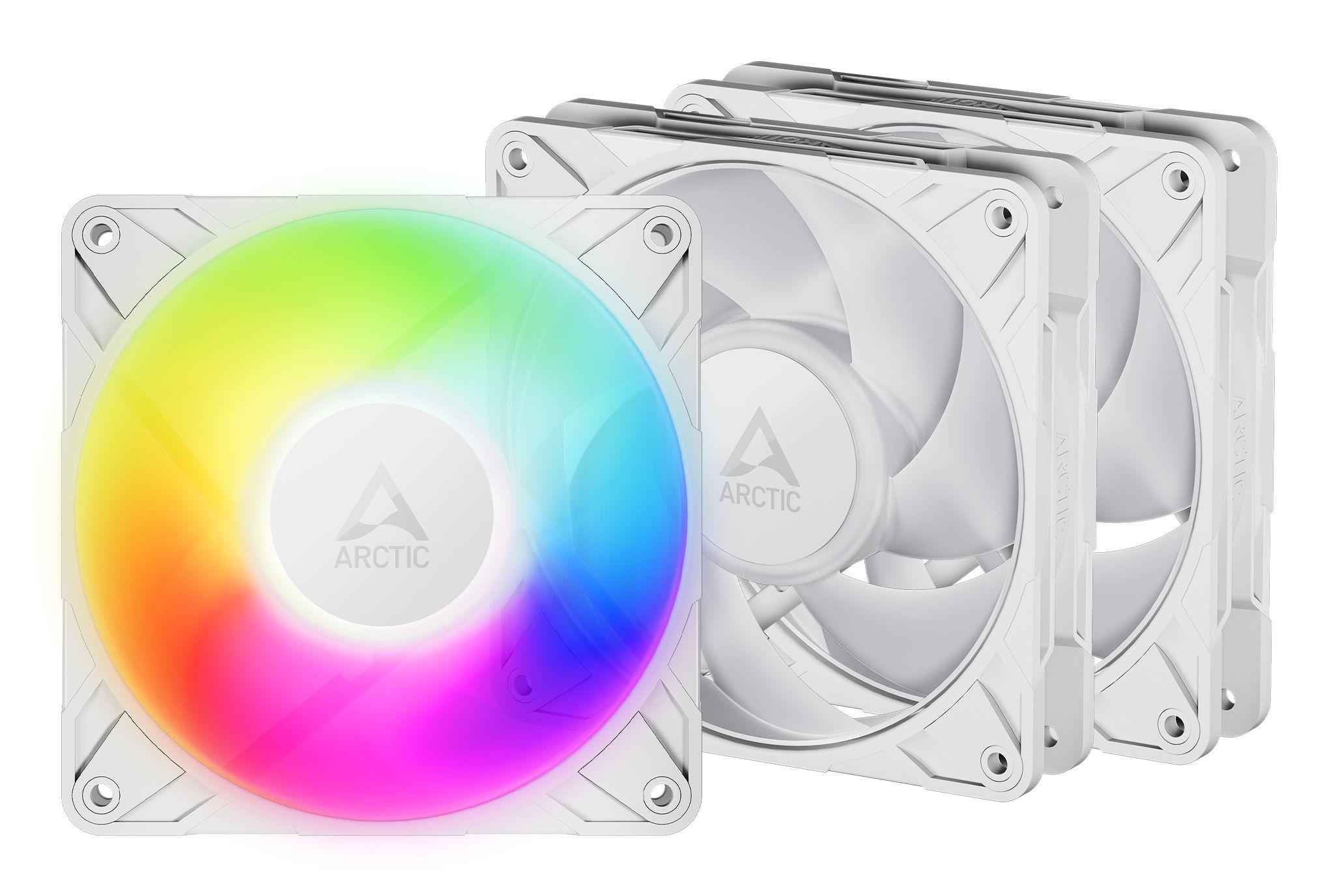 Conjunto de Ventoinhas ARCTIC P12 Pro A-RGB (Branco)