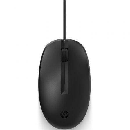 Rato HP 125 (Ambidestro - Até 1200 DPI - USB Type-A - Preto)