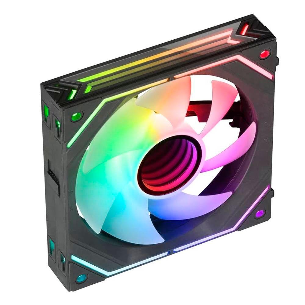 Ventoinha para Caixa de PC MARS GAMING MF-LINKFINITY (LED ARGB - Preto), miniatura 3