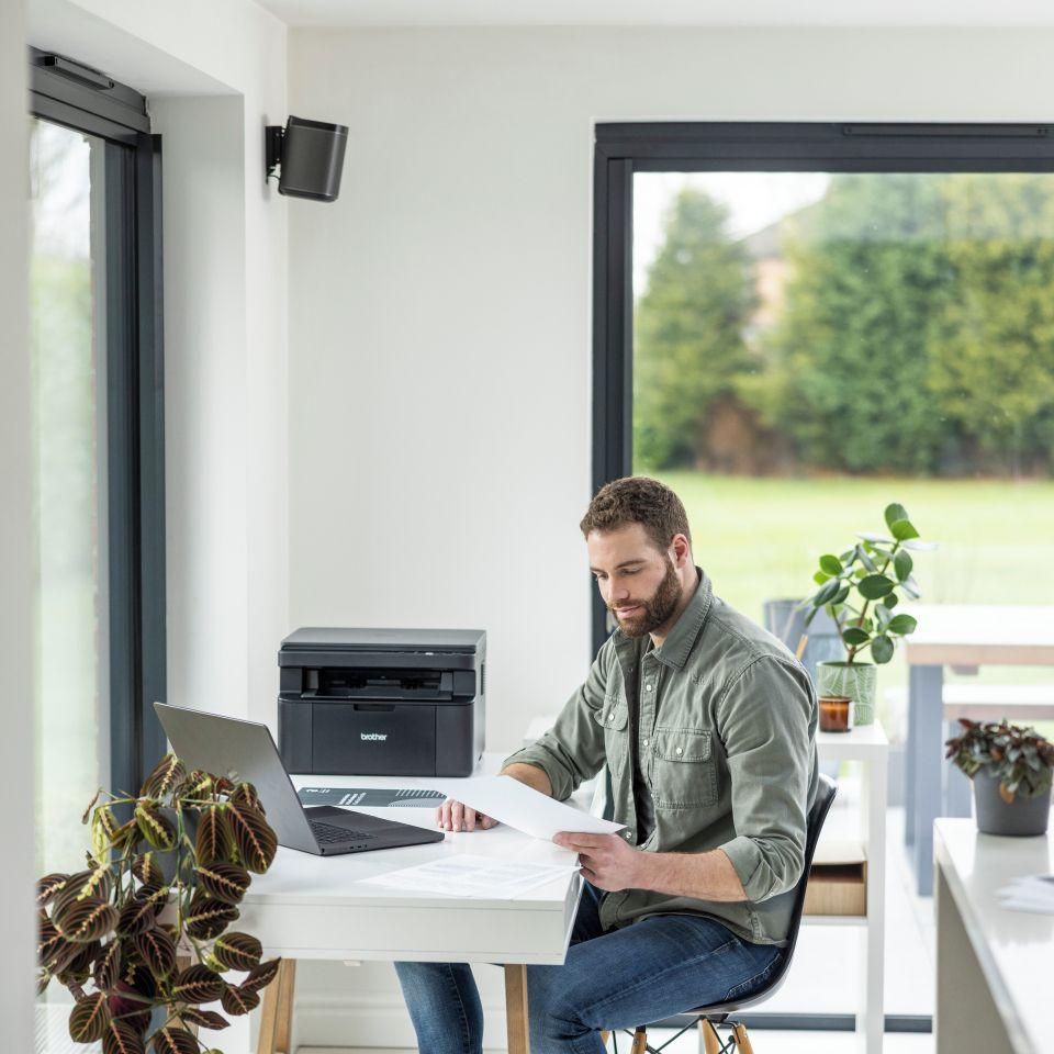 Impressora Multifunções Laser BROTHER DCP-L1640W (A4 - 150 folhas - Wi-Fi - Preto), miniatura 6