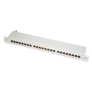 Painel de Patch LOGILINK NP0060 (19" - 24 Portas Cat6A STP - Cinzento)