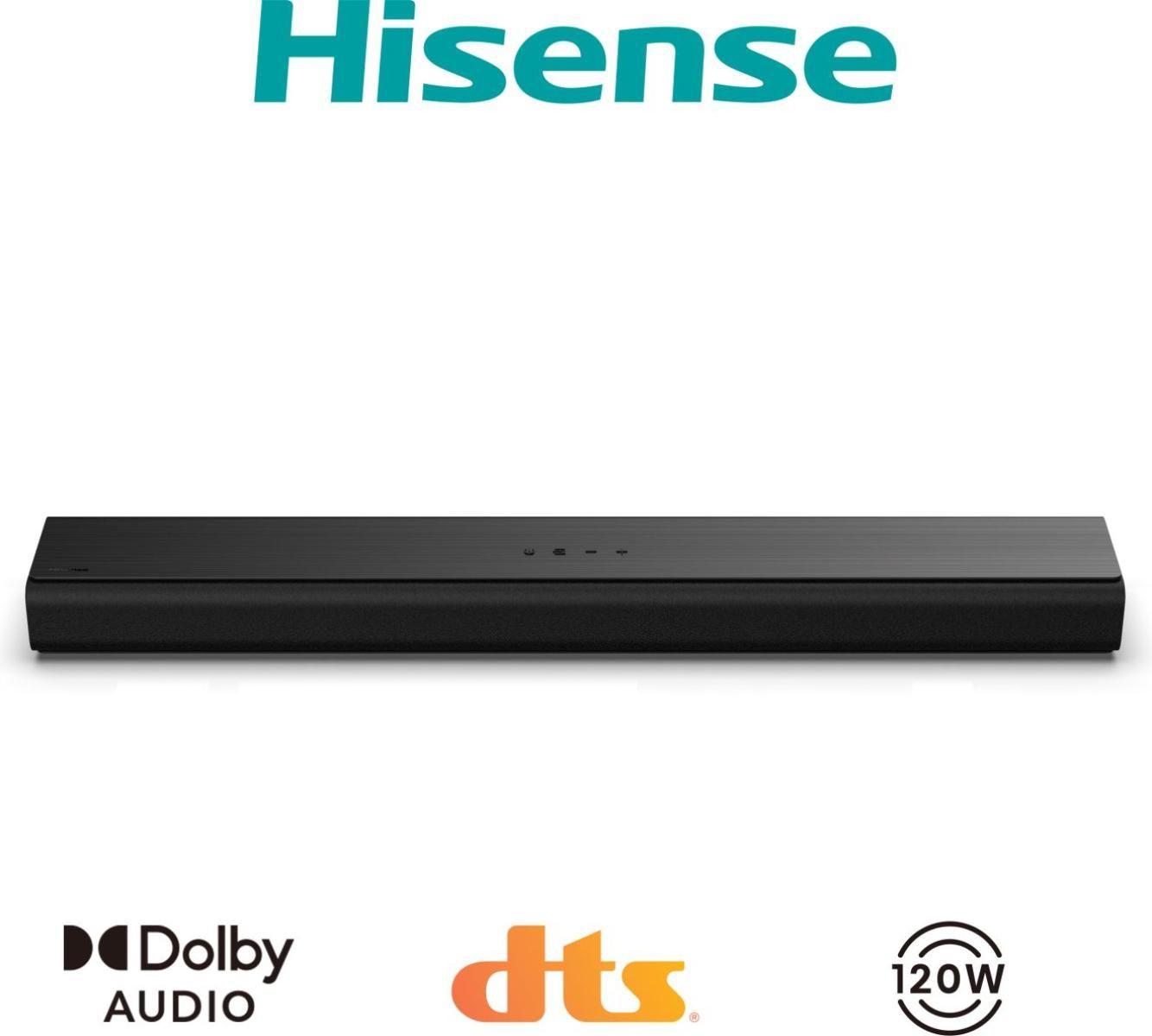Barra de Som HISENSE HS1000 (120 W - Com fios e Bluetooth - Preto)