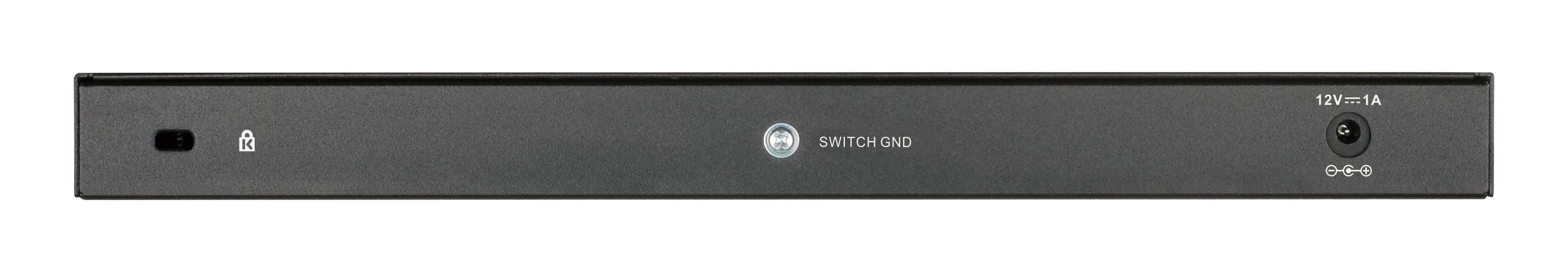 Switch D-LINK DGS-1016S/E (Gigabit Ethernet - 0,512 MB - 32 Gbit/s - Preto), miniatura 3