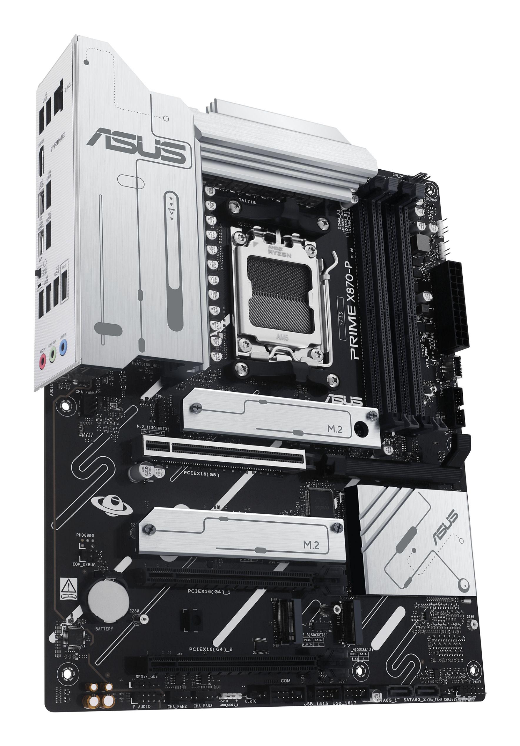 Motherboard ASUS PRIME X870-P (AM5 - ATX - Duplo canal - Preto), miniatura 4