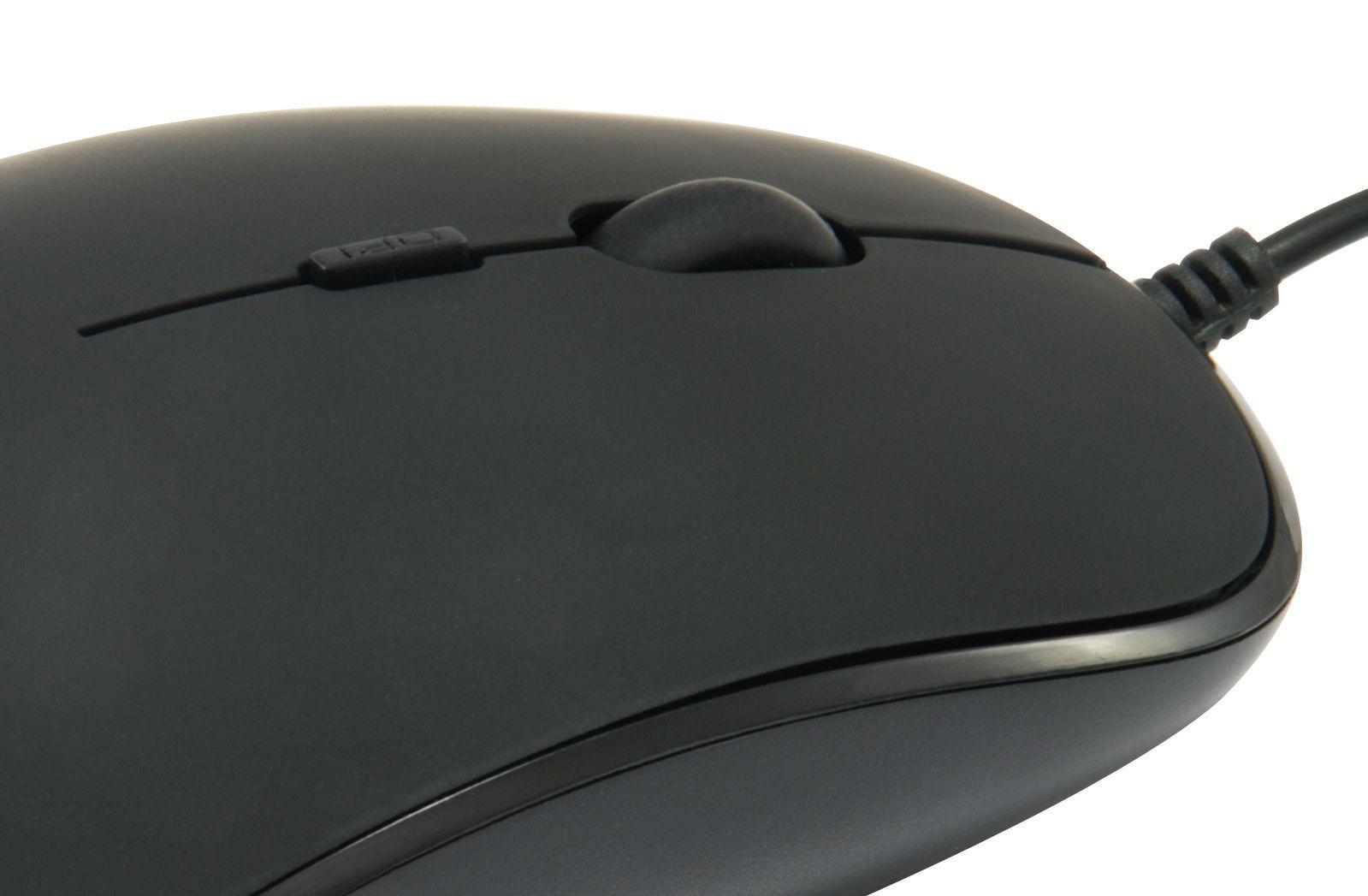 Rato CONCEPTRONIC REGAS01B (Ambidestro - 1200 DPI - Ótico - Preto) — miniatura 3