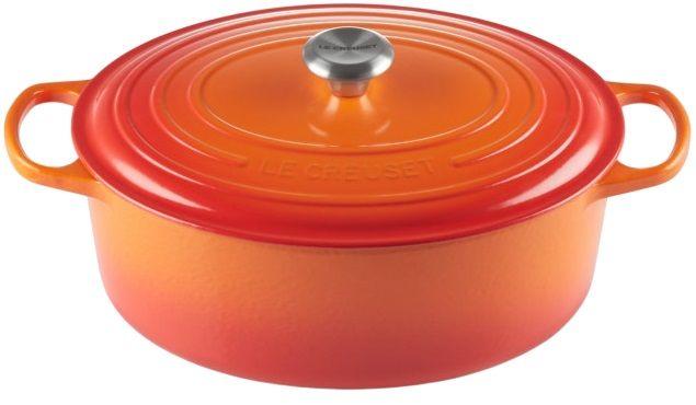 Caçarola Oval LE CREUSET Signature (Ferro fundido - Laranja) — miniatura 3