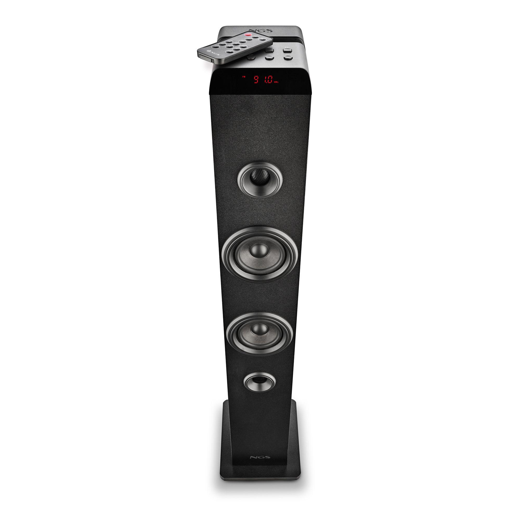 Coluna Torre NGS Sky Charm Pro (40 W - Com fios e sem fios - Preto) — miniatura 2