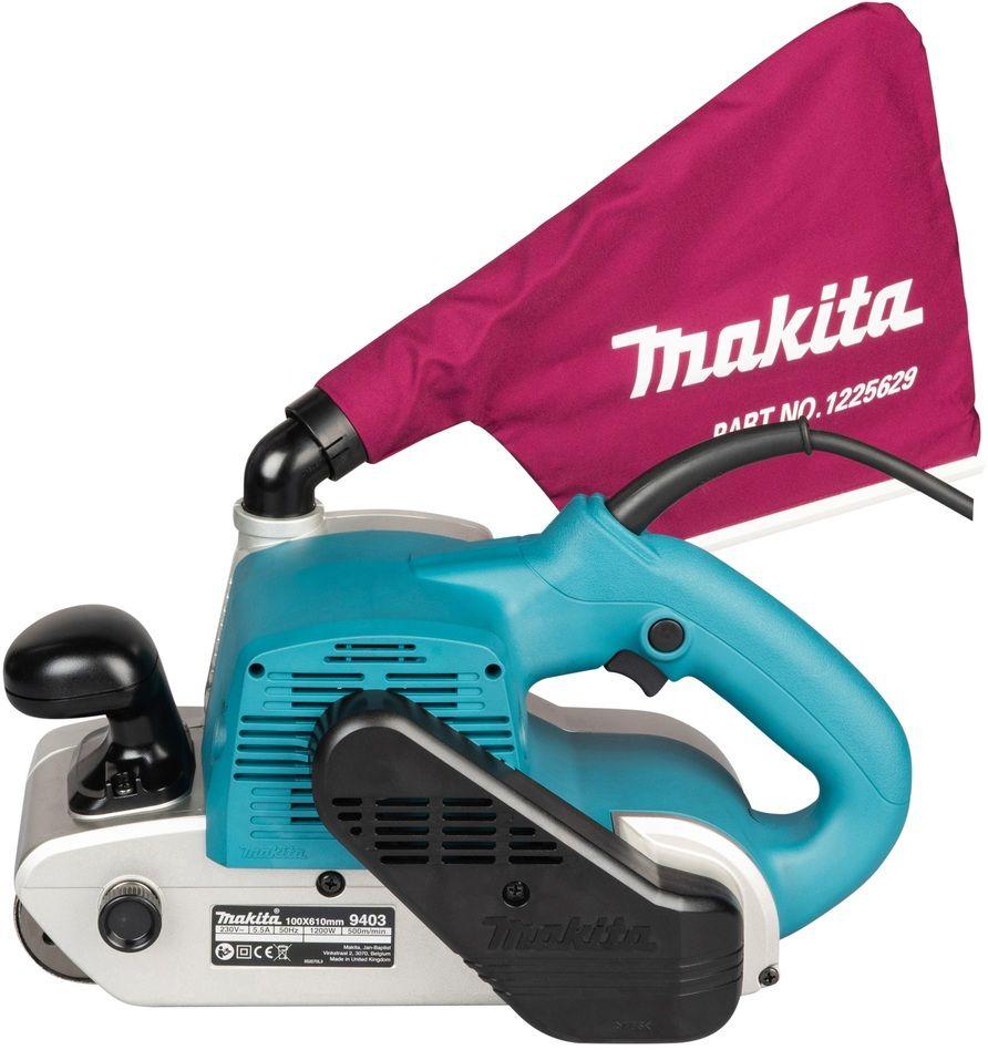 Lixadora de Cinta MAKITA 9403J (Azul/Prateado), miniatura 3