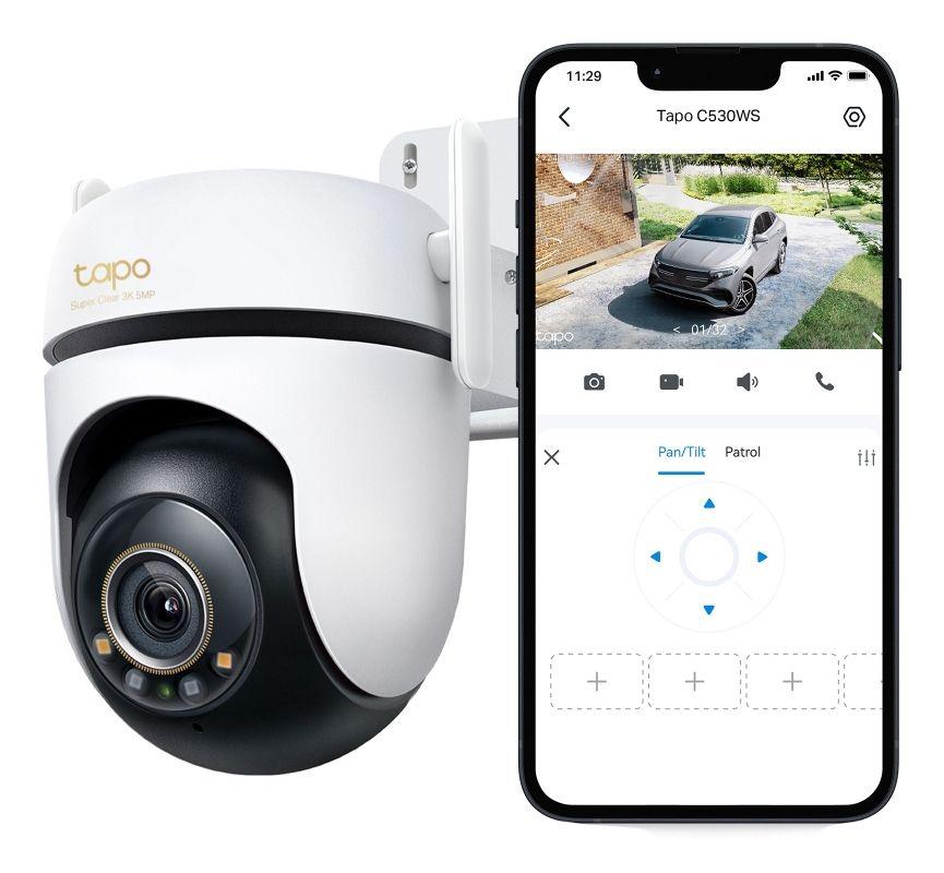 Câmara de Segurança IP TP-LINK Tapo C530WS (Exterior - 5 MP - 2880 x 1620 pixels - Branco), miniatura 4
