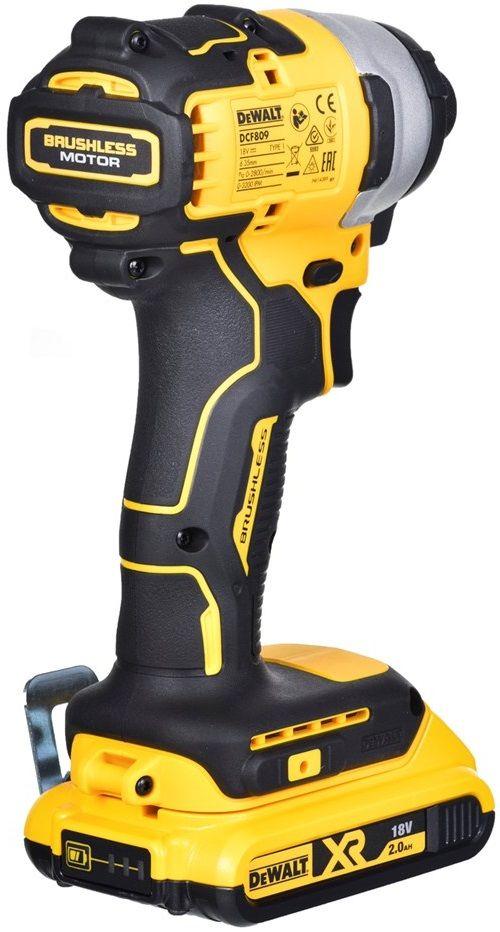 Aparafusadora de Impacto DEWALT DCF809D2T-QW (Amarelo e Preto), miniatura 4