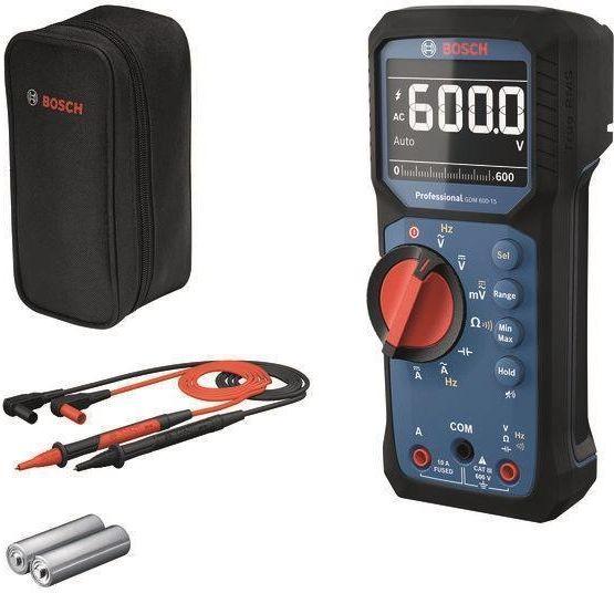Multímetro Digital BOSCH GDM 600-15 Professional (Azul/Preto)