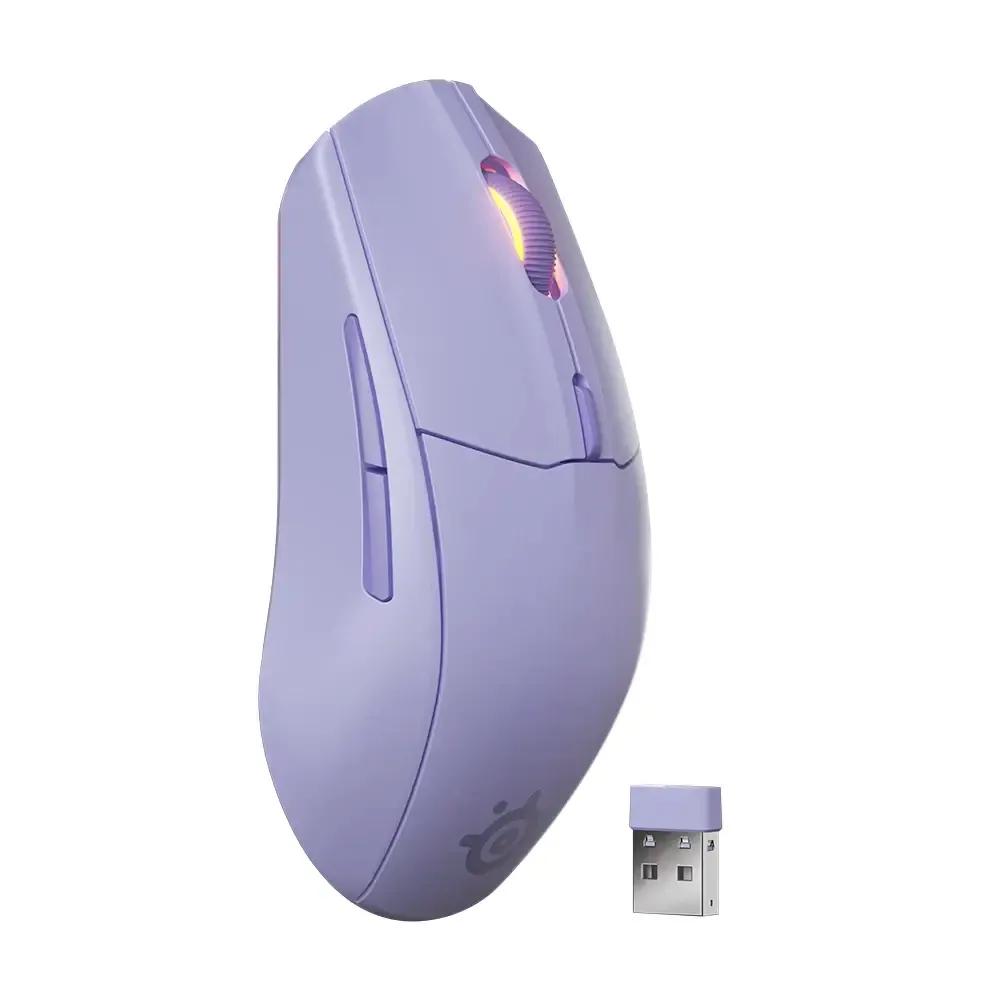 Rato STEELSERIES Rival 3 Wireless Gen. 2 (Mão direita - 18000 DPI - Ótico - Lavanda) — miniatura 2