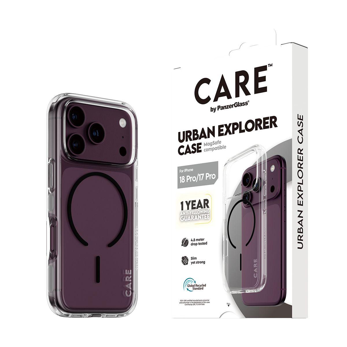 Capa para Telemóvel PANZERGLASS CARE Urban Explorer Case (Transparente) — miniatura 6