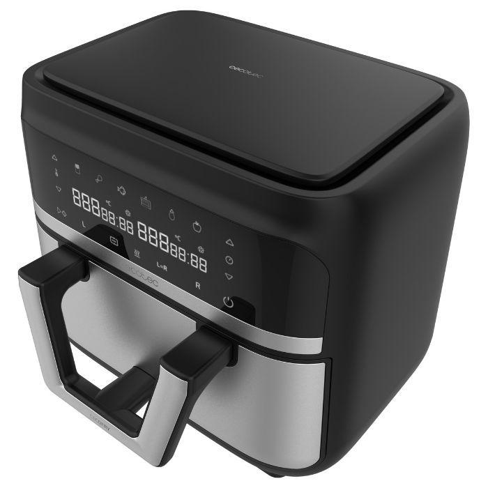 Fritadeira de Ar Quente CECOTEC Cecofry Dual 9000 (2850 W - Preto e Cinza), miniatura 2