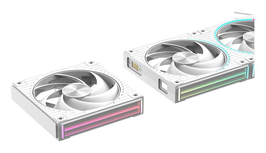 Ventoinha para Caixa de PC ZALMAN ZM-DF120 WHITE (ARGB - 3,36 W - Branco) — miniatura 5