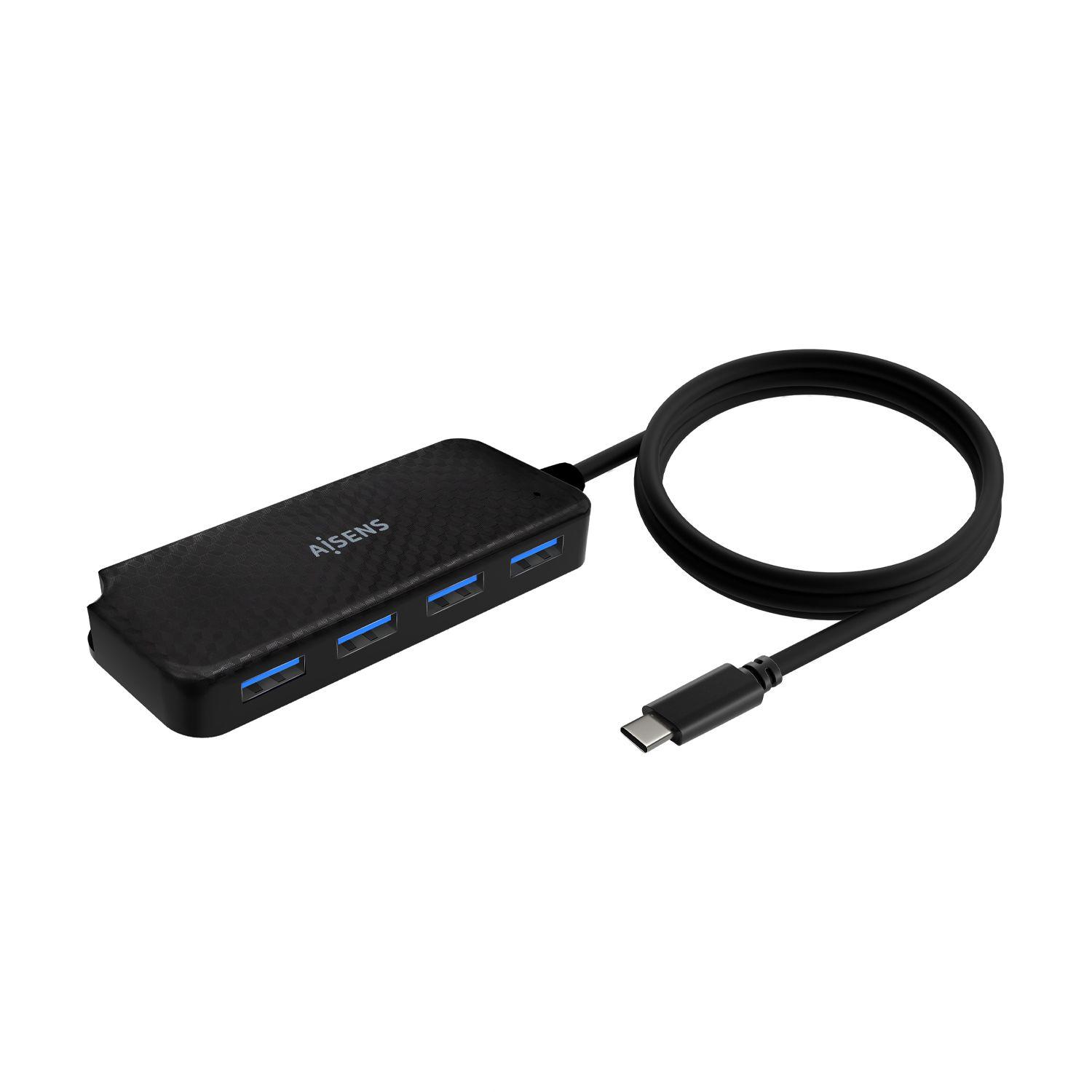 Hub USB-C AISENS A109-0716 (0,6 m - Preto), imagem 1