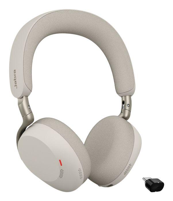 Auscultadores JABRA Evolve3 75 MS + Link 390c (Binaural - Sem fios - Supra-aural - Cinzento)