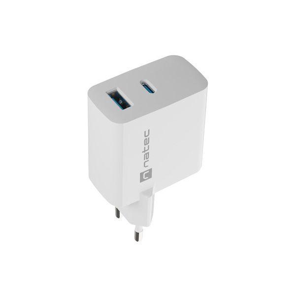 Carregador de Parede NATEC Ribera NUC-2142 (65 W - Branco), miniatura 2