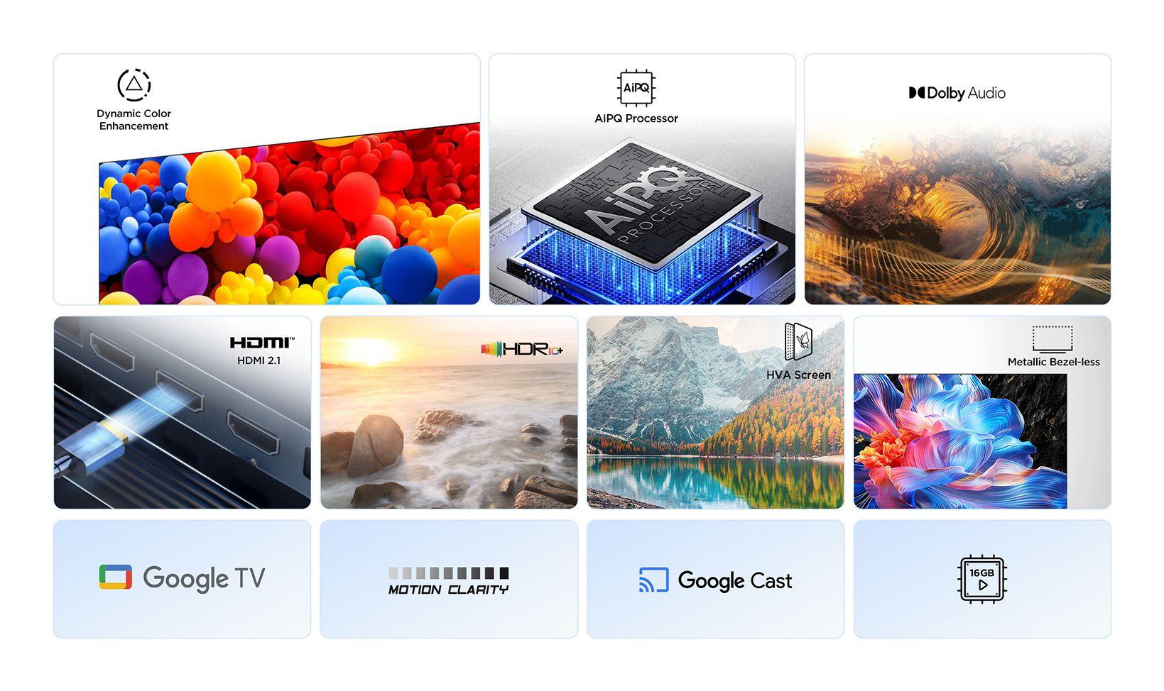Televisão TCL TV 50P6K (50" - LED - 3840 x 2160 pixels - Metálico), miniatura 6